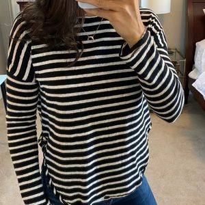 Lovestitch Striped long sleeve top